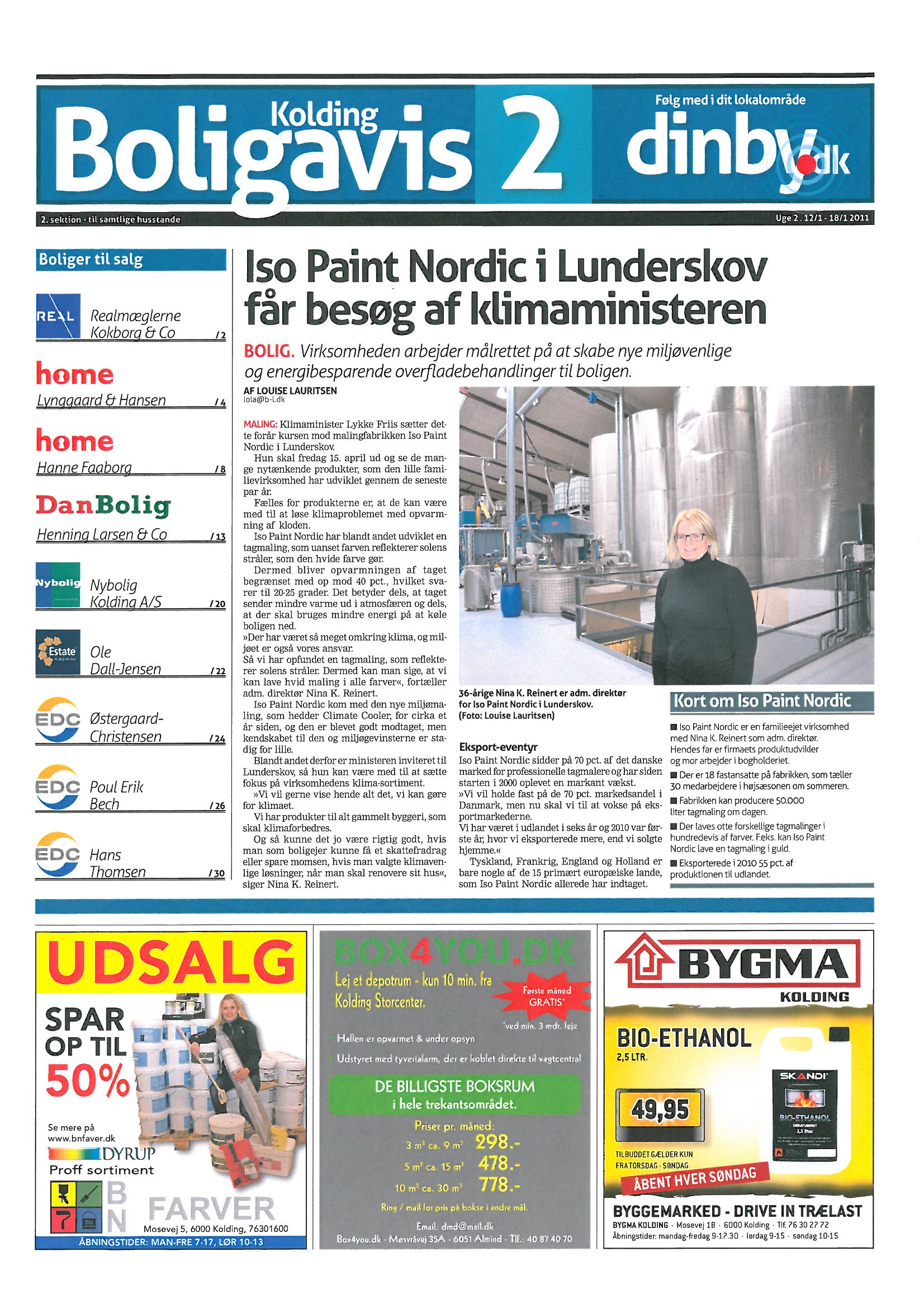 Besøg af Klima- og Energiminister Besøg af Klima- og Energiminister