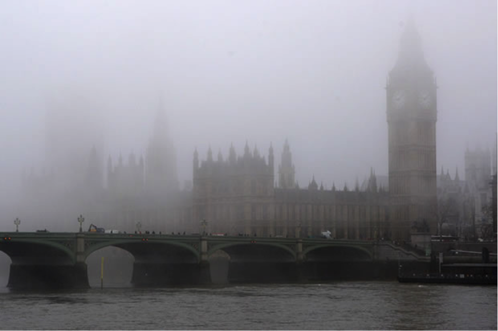 London ramt af smog London ramt af smog